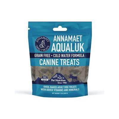 Annamaet Grain-Free Aqualuk Cold Water Formula Dog Treats, 7-oz Bag
