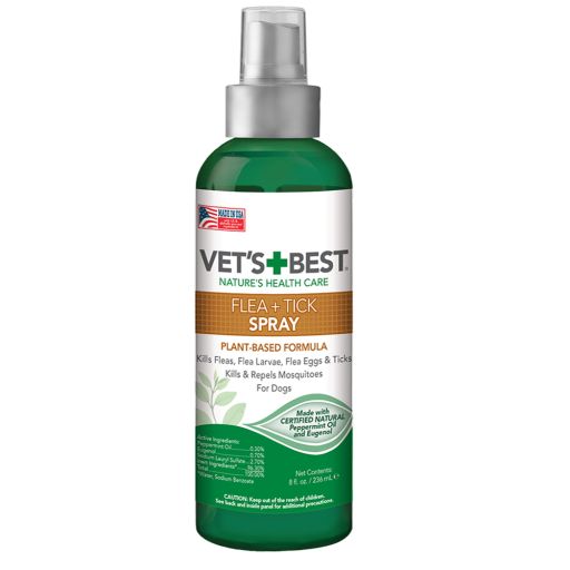 Vets Best Flea &amp; Tick Spray  8 oz.