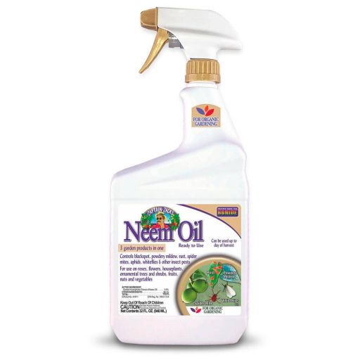 Bonide Captain Jack s 32 oz Neem Oil Organic Spray for Plants Indoors &amp; Outdoors