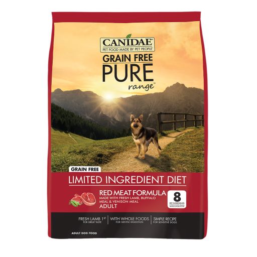 CANIDAE PURE Lamb, Goat &amp; Venison Meals Adult Dry Dog Food, 24 Lbs.