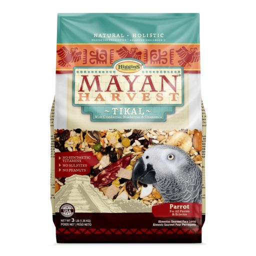 Higgins Mayan Harvest Tikal Blend Large Hookbill Bird Food  3 Lb