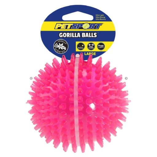 SPIKY GORILLA BALLS DOG TOY