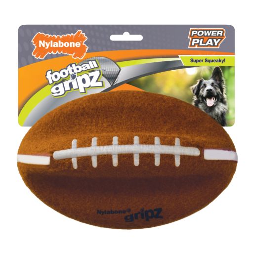 Nylabone Power Play Dog Football Gripz Large 8.5  (1 Count)