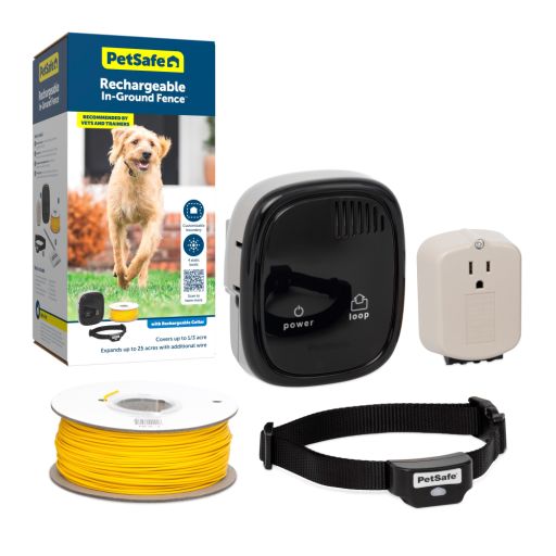 PetSafe Rechargeable In-Ground Fence for Dogs and Cats +5lb.  Waterpoof  Tone and Static