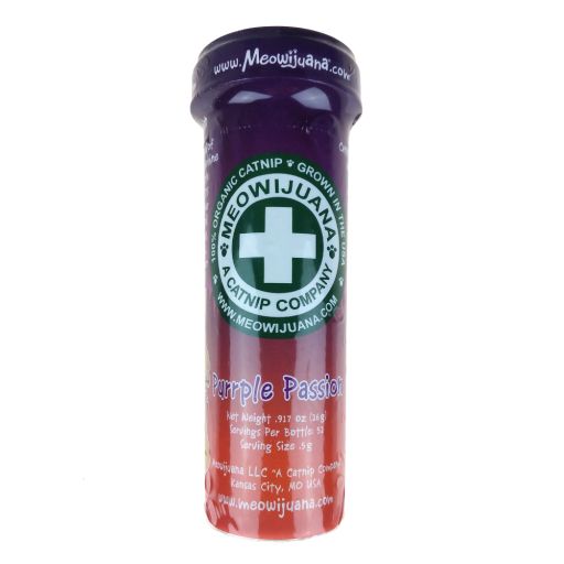 Meowijuana MJ00510 Passion Leaf &amp; Flake Catnip Treat  Purple