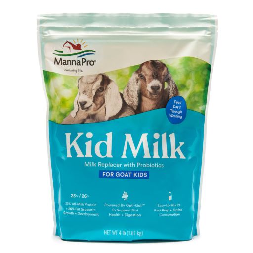 Manna Pro Kid Milk Replacer with Probiotics for Goat Kids  4 lbs