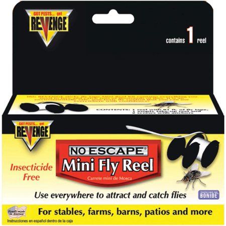 Bonide 46130 81 in. Revenge Mini Sticky Fly Tape Reel Pack Of 12