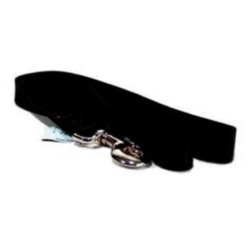 Hamilton 1-Inch Single Thick Nylon Lead with Swivel Snap   4 feet  Black