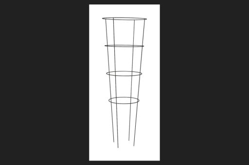Panacea Vivid 54 in. H x 16 in. W Assorted Steel Tomato Cage