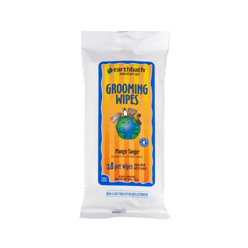 Earthbath Mango Grooming Wipes  28 ct