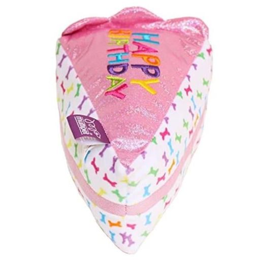 MultiPetBirthday Cake Slice Pink 6