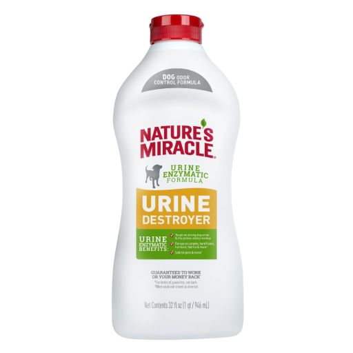 Nature s Miracle Pet Urine Stain and Odor Remover  Fresh Scent  32 Fluid Ounce