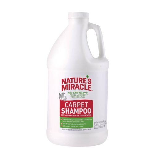 Nature’s Miracle Carpet Shampoo 64 Ounces, Deep-Cleaning Stain And Odor Remover