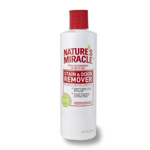 Nature&#39;s Miracle Pour Pet Stain and Odor Remover Enzymatic Formula 16 Oz