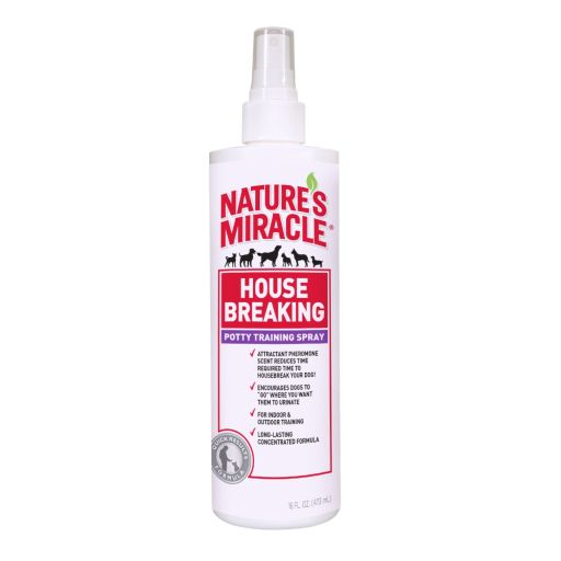 Nature&#39;s Miracle House-Breaking Potty Training Spray Quick Results Formula for Dogs, 16 Fl. Oz., 16 Oz.