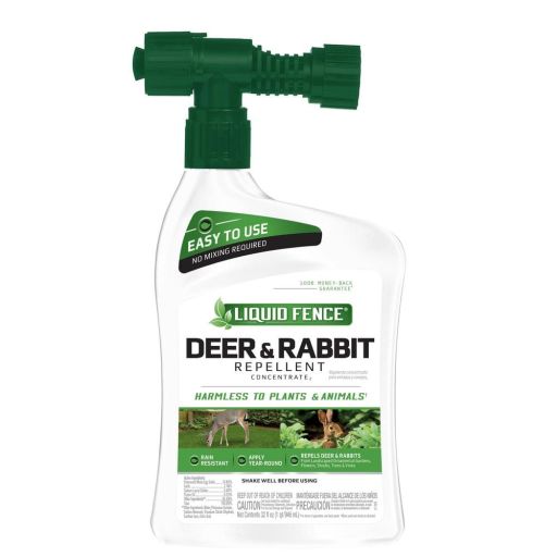 Liquid Fence HG-75044 Animal Repellent Liquid For Deer and Rabbits  32 oz