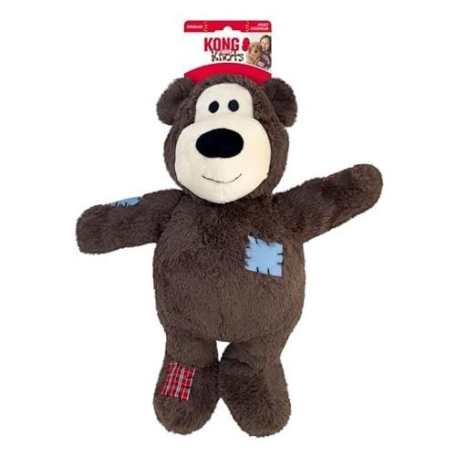 KONG Wild Knots Jumbo Bear Dog Toy Assorted