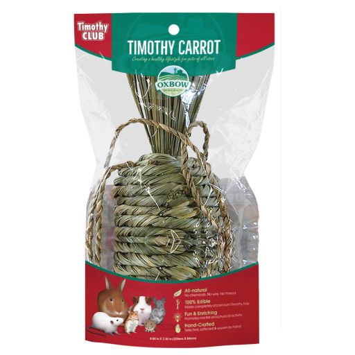 Oxbow Timothy CLUB Twists Carrot 220 X 60 mm