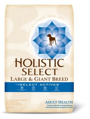 Holistic Select Natural Dry Dog Food  Large &amp; Giant Breed Adult Recipe  30-Pound Bag