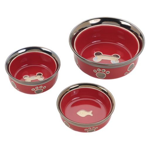 SPOT Ritz Copper Rim Dog Dish