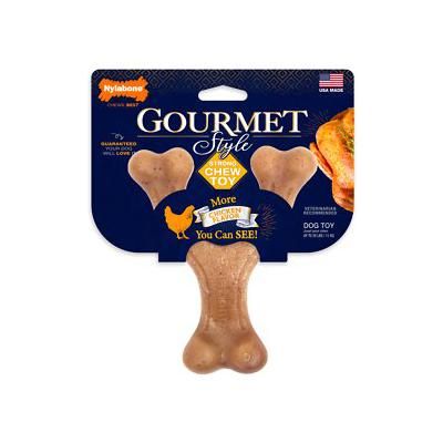 Gourmet Style Strong Wishbone Chicken Chew Dog Toy Small, Brown