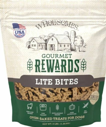 Gourmet Rewards Lite Bites Dog Biscuits, Lamb 3 lb