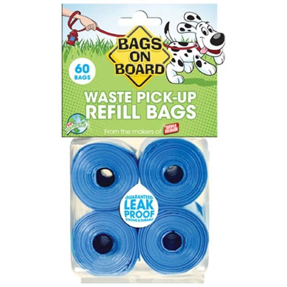 BAGS ON BOARD REFILL 60 BAGS, Color: Blue