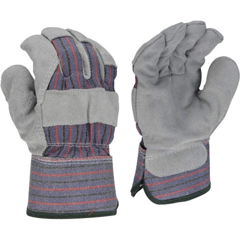 BELLINGHAM FLEECE LINED SPLIT COWHIDE GLOVES, Size: LG