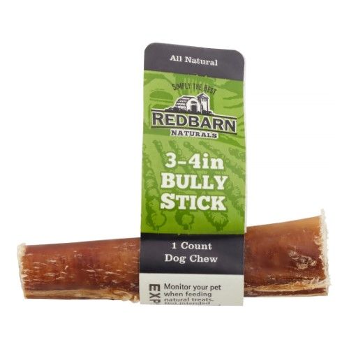Redbarn Naturals 3-4  Bully Stick Dog Treat  1 Ct