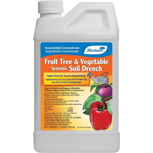 Monterey LG 6274 Insect Killer Fruit Tree &amp; Vegetable Soil Drench Liquid Concentrate 32 oz