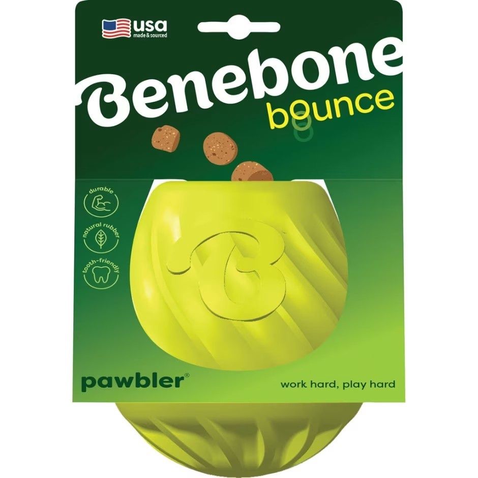 BENEBONE RUBBER PAWBLER TREAT DISPENSER MD