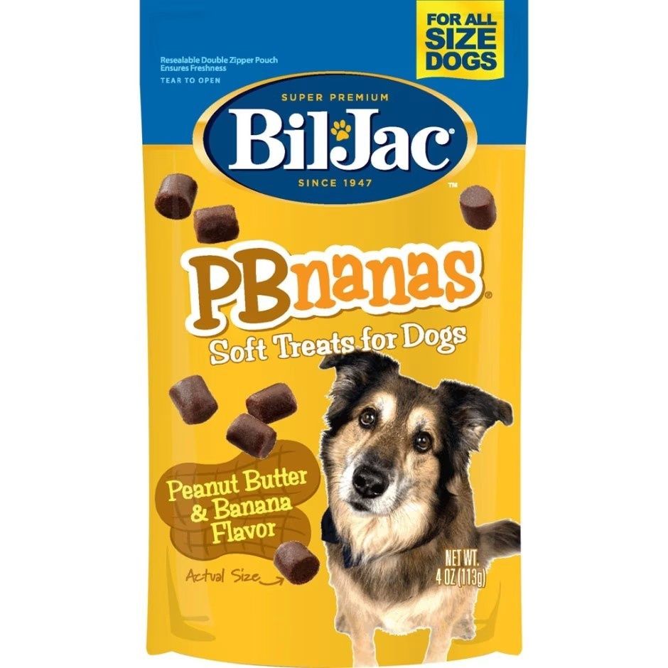 BIL-JAC PBNANAS SOFT DOG TREATS