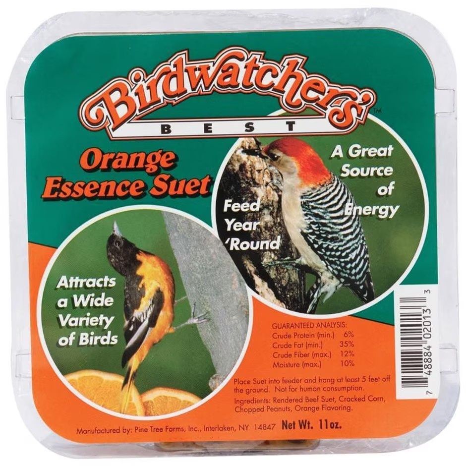 Birdwatcher&#39;s Best Orange Essence Suet Cake