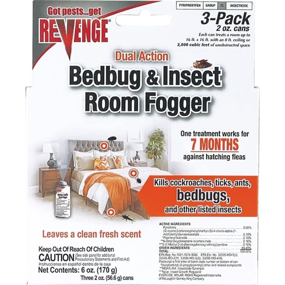 BONIDE DUAL ACTION BED BUG ROOM FOGGER