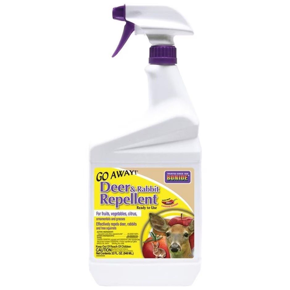 BONIDE GO AWAY DEER &amp; RABBIT REPELLENT Ready to use