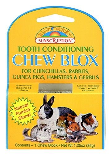 Sun Seed Company 12-Pack Small Animal Wood Chew Blox Display  1.25 Oz