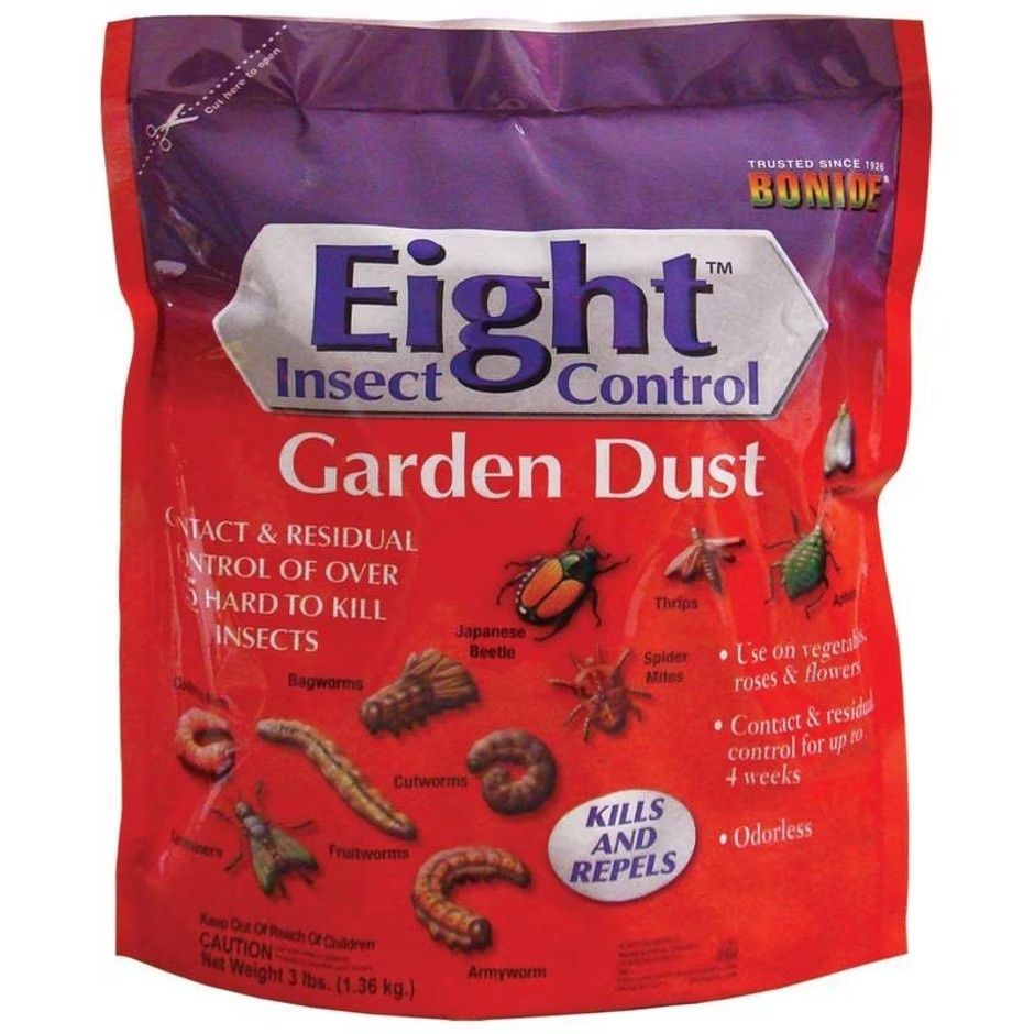 EIGHT INSECT CONTROL GARDEN DUST