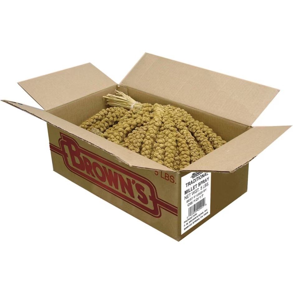 BROWN&#39;S GOLDEN MILLET SPRAY, Size: 5-lb