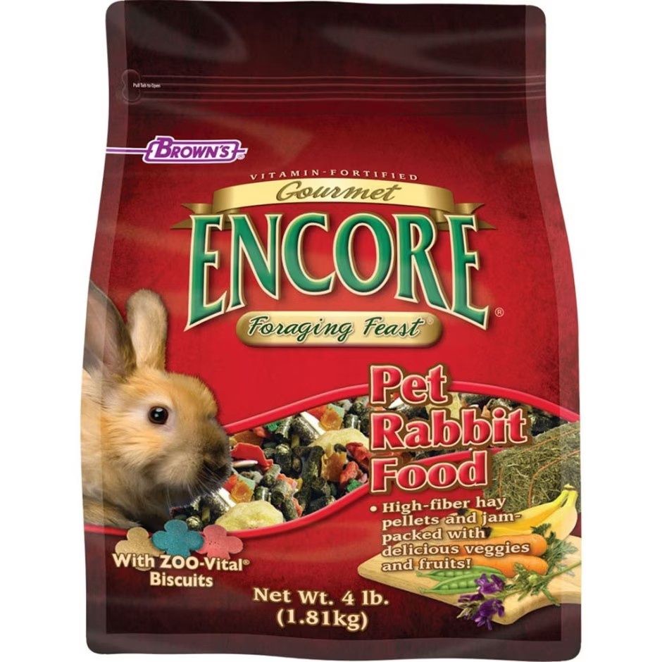 Brown&#39;s Gourmet Encore Rabbit Food 4 lb