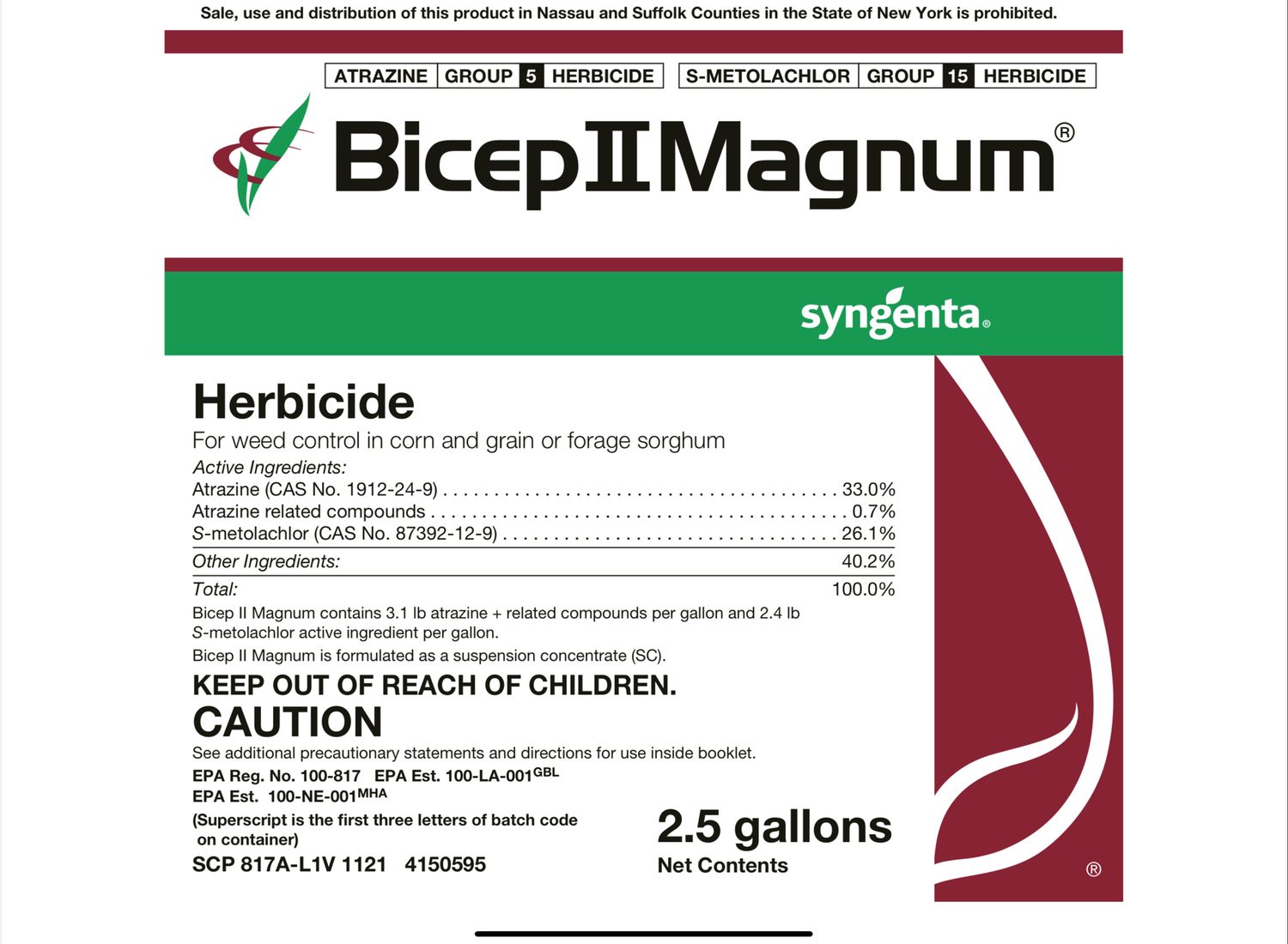 BICEP II MAGNUM 5.5L (2.5 GAL)