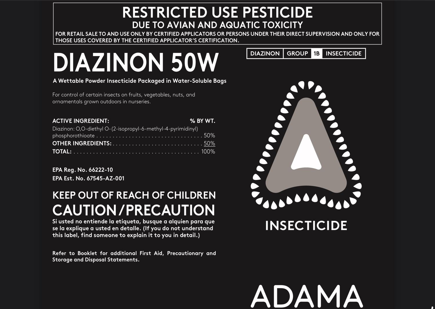 DIAZINON 50W (5 LB)