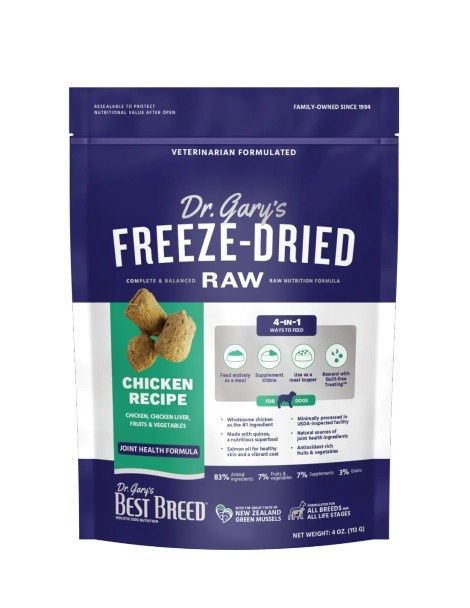 Best Breed Freeze-Dried Chicken Dog Treat 4 oz