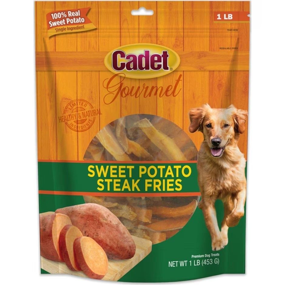 Cadet Sweet Potato Steak Fries Dog Treats