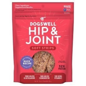 Dogswell Hip &amp; Joint Grain Free Duck Soft Strips, Size: 10-oz
