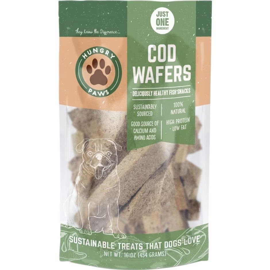 Hungry Paws Wafers Cod, Size: 16 oz