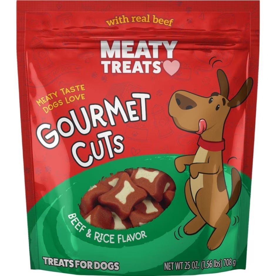MEATY TREATS GOURMET CUTS, Type: Beef &amp; Rice