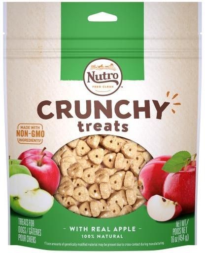Nutro Crunchy Apple Treats, Size: 16 oz