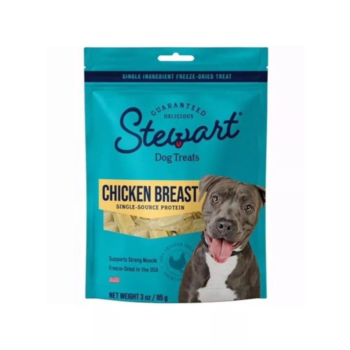 Stewart Freeze Dried Chicken Breast Pouch Dog Treats