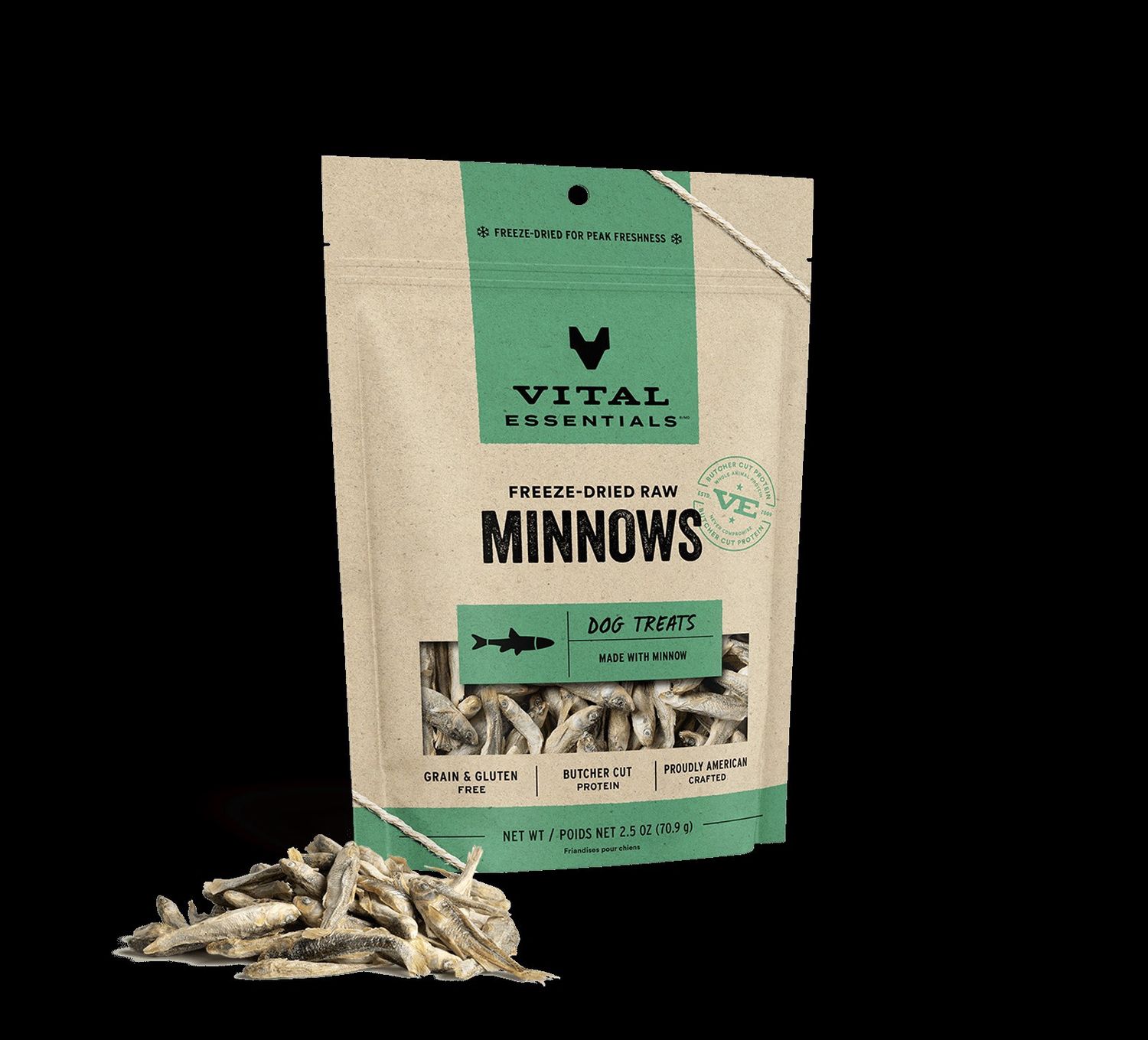 Vital Essentials Freeze-Dried Minnows Dog Treats