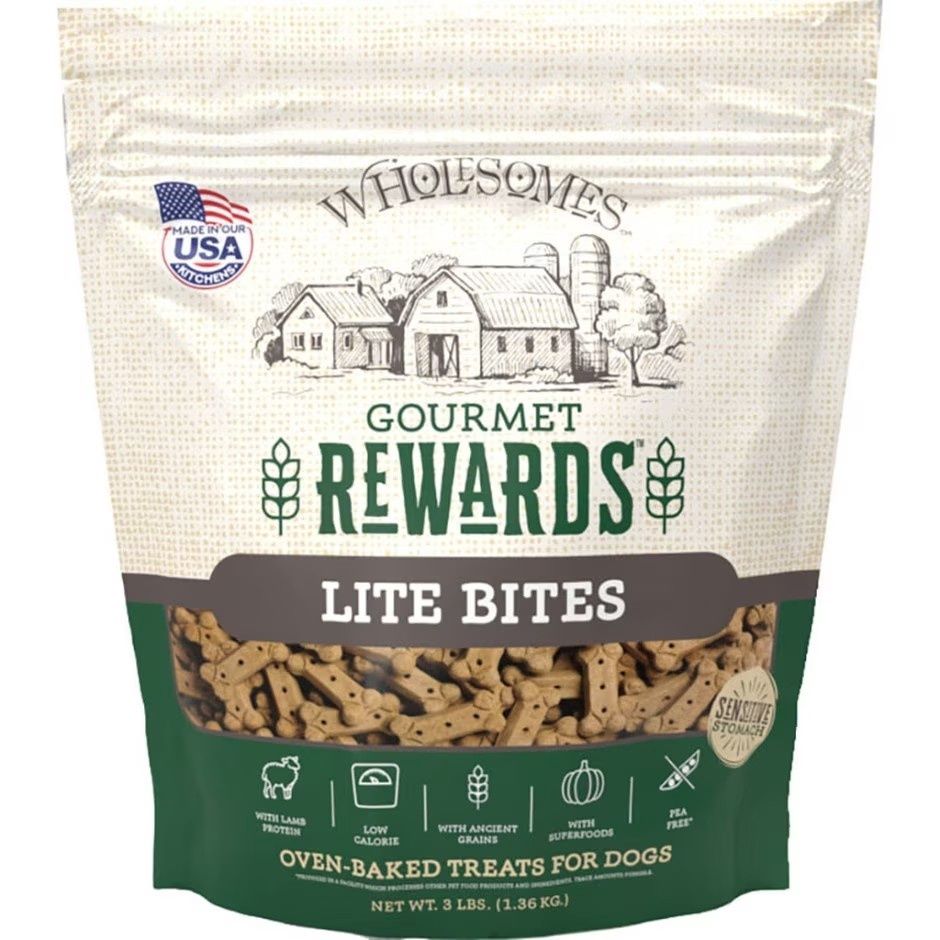 WHOLESOMES REWARDS GOURMET LITE BISCUITS LAMB, Size: 3 lb